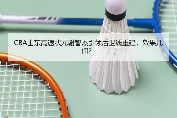 CBA山东高速状元谢智杰引领后卫线重建，效果几何？